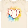 thumbnail image 4 of Inktastic Baseball Sports Heart Girls Baby Bodysuit, 4 of 5