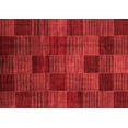 thumbnail image 1 of Ahgly Company Machine Washable Indoor Rectangle Checkered Red Modern Area Rugs, 5' x 7', 1 of 1