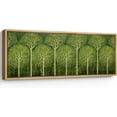 thumbnail image 2 of IDEA4WALL Extra Large Framed Canvas Print Wall Art Verdant Trees Patterns Green Plant Artwork Nature Wilderness Antique Retro Fine Art Decorative Relax/Calm for Home Decoration - 60"x20", 2 of 5