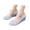 Blue, variant on Women's Jelly High Heel Sandals Hollow Out Beach Sandals with Bukle Straps (Blue 40)