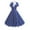 B250 Blue womens summer dresses clearance under $5, variant on Women Dresses under $10! Xqxayjr Women's 1950s Vintage Audrey Hepburn Style Cocktail Swing Dresses Short Sleeve Tie Neck Flowy A-Line Dress Midi Prom Dress