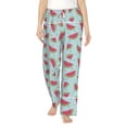 thumbnail image 2 of Lsque Watermelon Print Women's Pajama Pants, Lounge Pant - Comfortable Home Wear,Elastic Waistband, Stylish Design-Large, 2 of 9