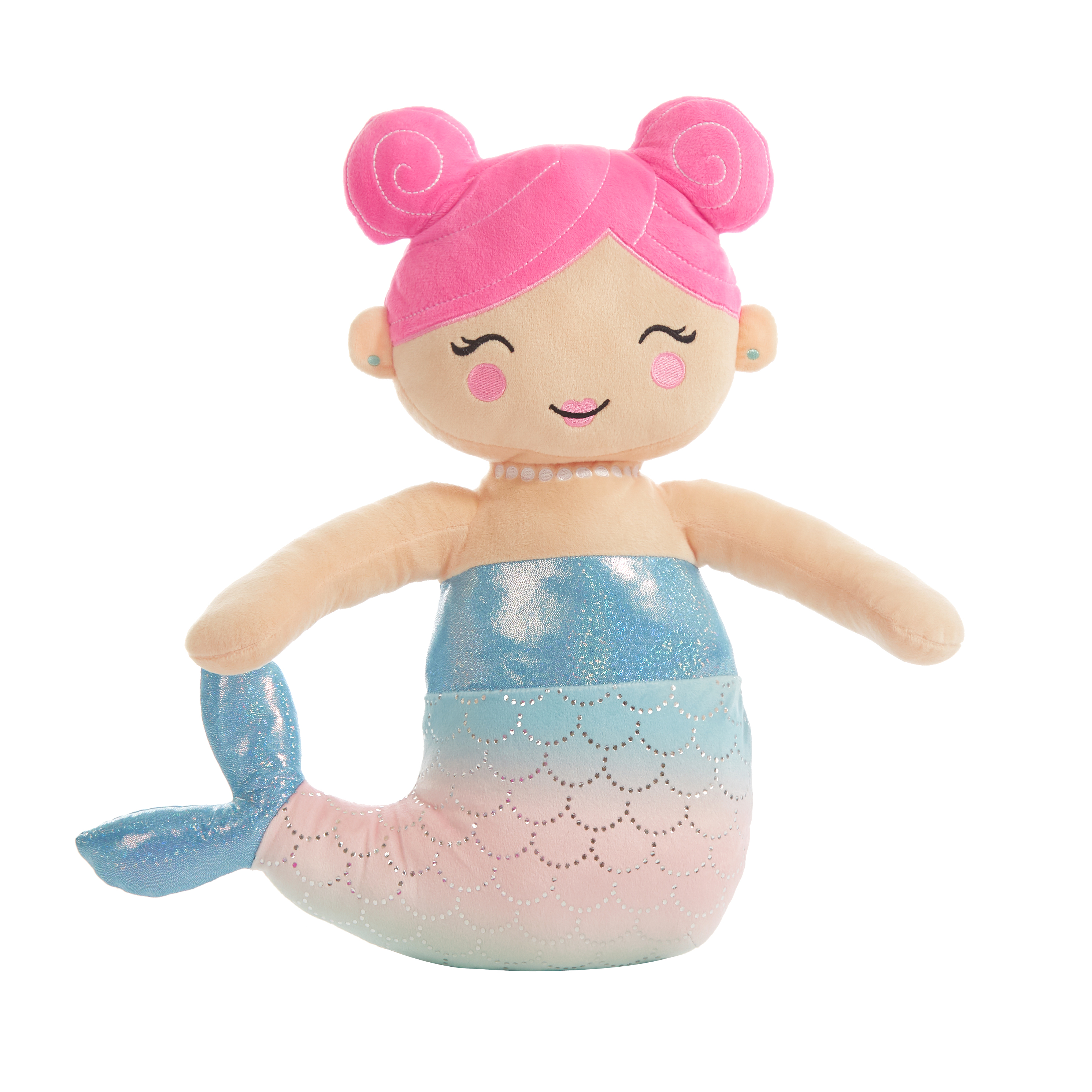 Your Zone Kids Figural Hugger and 50" x 60" Soft Plush Throw 2 Piece Set, Mermaid, Muti-Color - image 4 of 7