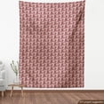 thumbnail image 4 of Vintage Fabric by the Yard, Continuous Repetitive Nostalgic Pattern with Curly Motifs, Decorative Upholstery Fabric for Chairs & Home Accents, Pale Sepia Maroon by Ambesonne, 4 of 5