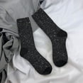 thumbnail image 5 of Rateoe Black Glitter for Women Casual Calf Socks - Cute Crew Socks - Thin Soft Above Ankle Socks Size 5-11, 5 of 6