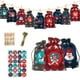 thumbnail image 3 of Bolsas de arpillera Yotijar, 24 piezas, cuenta regresiva, reutilizables, 3 of 10