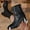 #030-Black, variant on Wowcloth Chunky Heel Ankle Boots for Women – Square-Toe Platform Design with Sturdy Block Heel, Trendy Fall Winter Footwear for Edgy Outfits