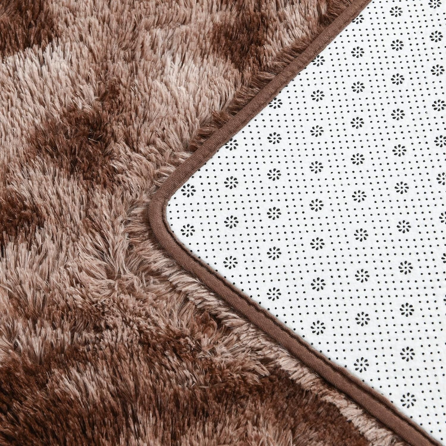 Noahas Fluffy Area Rug for Living Room Bedroom, 5 x 8 Tie-Dyed Coffee Rug Fuzzy Non-Slip Modern Carpet Ultra Soft Faux Fur Rugs for Dorm Kids Room Home Decor