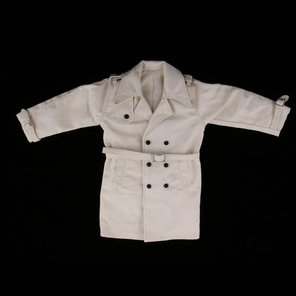 1/6 Mens Kaki Trench Coat Long Jacket pour Hot Toys DML DID 12 '' Figure 