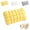 Yellow, variant on Cooling Marshmallow Puff Pillow, for Side Back Sleepers Breathable Skin Friendly Washable