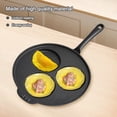 thumbnail image 3 of Sartén para Tortilla Hierro Fundido Antiadherente 3 Tazas Estufa Gas Utensilios Inducción, 3 of 9