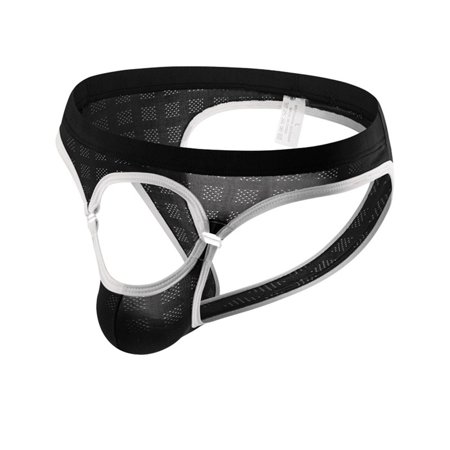 

Mens Sexy Open Front Hole G-string Thong Briefs Underwear Lingerie Underpants