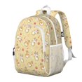 thumbnail image 2 of Corgi Dog and Footprints Backpack for School,Cute School Bag,Schoolbag with Adjustable Shoulder Straps & Padded Back,15"x11.42"x5.5", 2 of 6