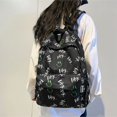 thumbnail image 4 of Mochila de nailon con grafiti de alta calidad y gran venta para mujer 2024, nueva mochila de gran capacidad con bolsillo con cremallera y linda chica del campus juvenil, 4 of 5
