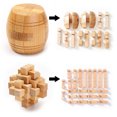 thumbnail image 5 of Amdohai Educational Intelligence Game Luban Lock Cubes IQ Puzzle Brain Teaser Kongs Ming Lock, 5 of 5