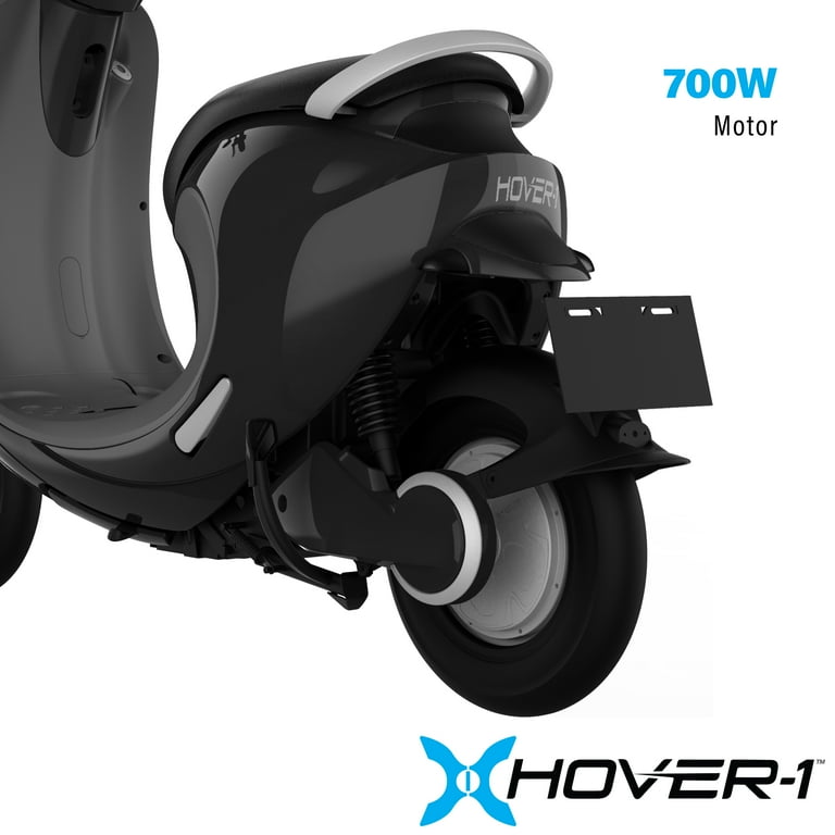 Hover 1 Dart Black Electric Scooter with LED Headlight 20 MPH Max