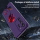 thumbnail image 5 of Threehao Funda para Samsung Galaxy S20 Ultra Case Uso Rudo, Ultra Delgado Flexible Silicona Púrpura, 5 of 6