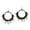 Pearl, variant on AeraVida Cute Party Turquoise Cotton Rope Hoop Bohemian Earrings, 55x75mm