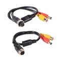 thumbnail image 3 of Cabezal de aviación M12 de 4 pines a adaptador de cable de extensión macho CC hembra RCA A) Universal  Accesorios Electrónicos, 3 of 8