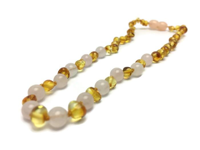 target amber teething necklace