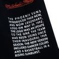 thumbnail image 5 of Men's Mitchell & Ness Black Phoenix Suns Team Origins Fleece Shorts, 5 of 5