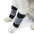 thumbnail image 3 of Chien de Coton Élastique 4PCS Couvre les Manches de la Jambe de Chiot, 3 of 4