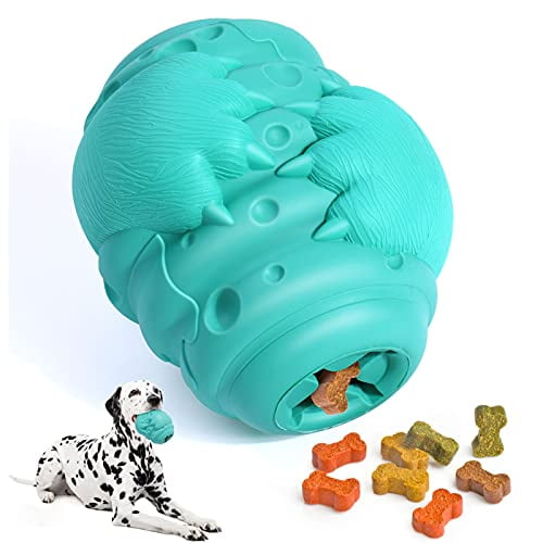Dog Chew Toy For Aggressive Chewers Treat Dispensing Rubber Teeth Cleaning Toys 