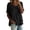 3# Black, variant on Tunic Tops for Women Loose Fit dressy Lace 3/4 Sleeve Flowy V Neck Eyelet Babydoll Peplum Top Peasant 2026 Purple S