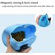 thumbnail image 3 of Bolsa de silicona para premios de perro con clip, recipiente portátil para comida de perro para entrenamiento, práctico cierre magnético y clip para la cintura, silicona de grado alimenticio sin BPA -, 3 of 5