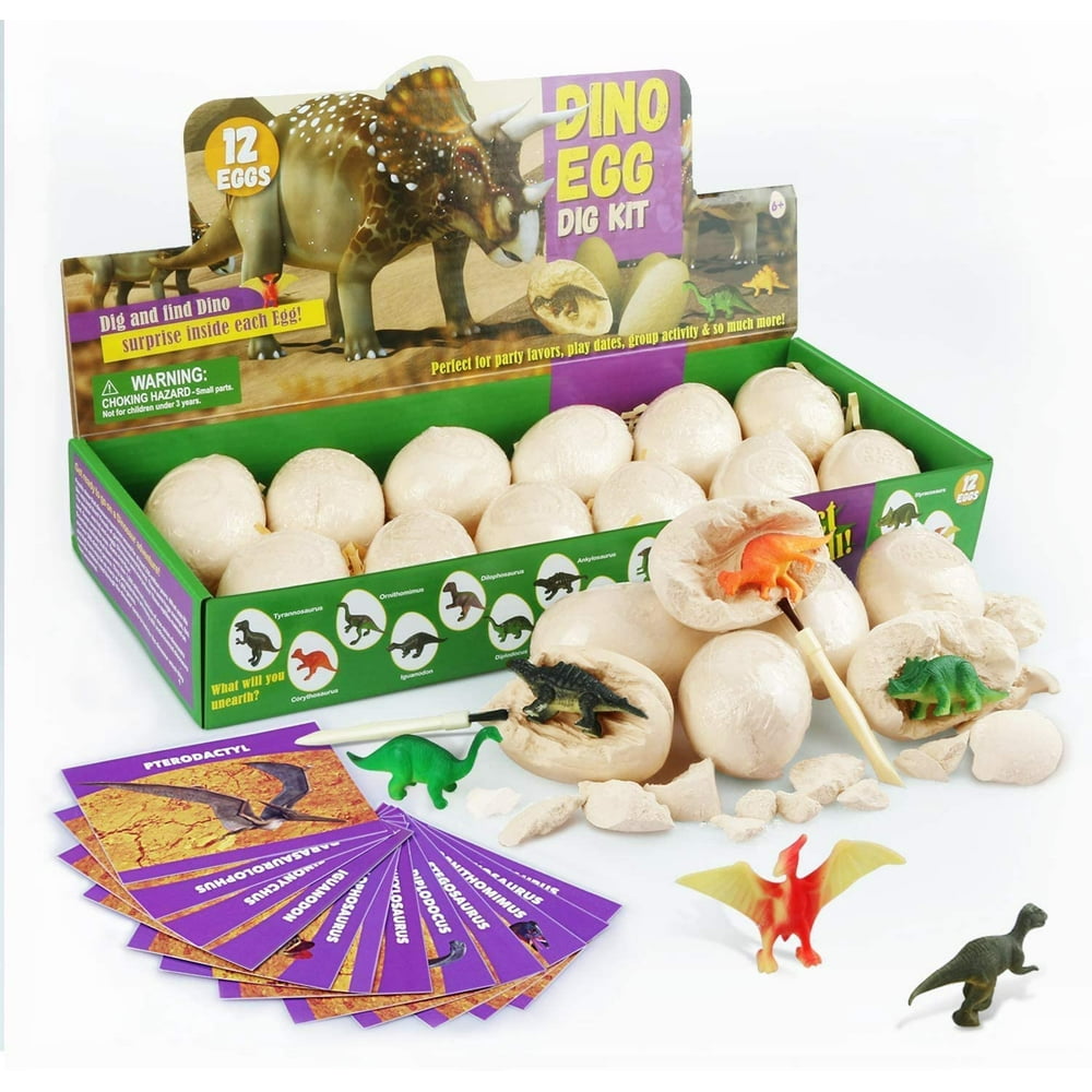 diy dino dig eggs