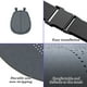 thumbnail image 5 of Cojín para asiento de coche, funda de cojín para asiento de coche, cojín de terciopelo de cuero transpirable, paquete de medio, 5 of 6