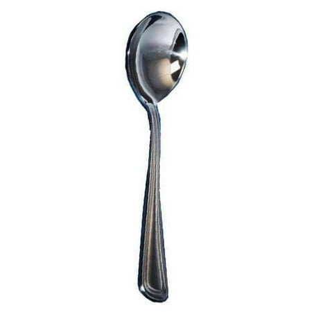 World Tableware 101 016 Classic Rim II 5-3/4 Bouillon Spoon - Dozen"