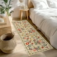 thumbnail image 6 of Pentantan 2'x6' Floral Area Rugs, Machine Washable Rug for Living Room- Soft Indoor Carpet, Low Pile for Bedroom, Dining Room, Playroom, Office, 6 of 7