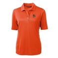 thumbnail image 2 of Women's Cutter & Buck Orange Oregon State Beavers Team Virtue Eco Pique Recycled Polo, 2 of 3