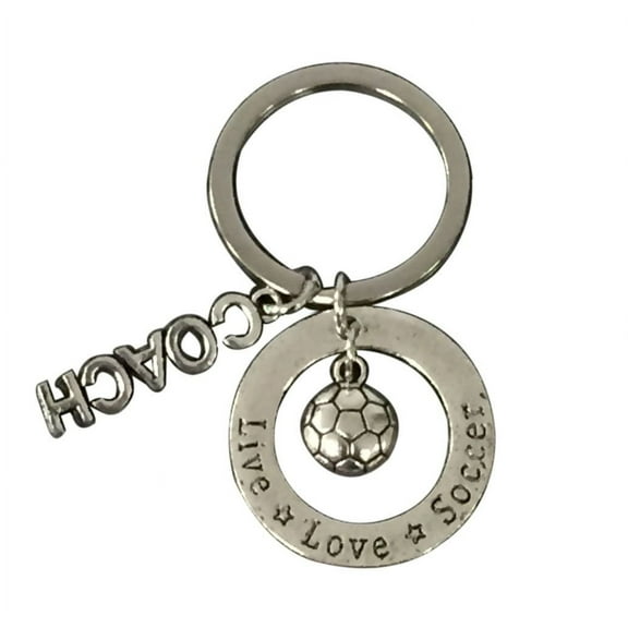 Soccer Coach Keychain - Live Love Soccer -