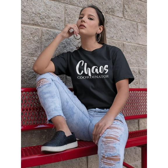 Chaos Coordinator Graphic Women T-Shirt, Female XX-Large