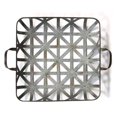 thumbnail image 1 of Stratton Home Decor S15032 Basket Weave Metal Tray Wall Decor - Galvanized, 1 of 1