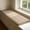 Brown BW 1 Pack, variant on AuroraX Thick Padded Bench Cushion Rectangle Seat Pad Anti-Slip Base Soft Touch Living Room Easy Care Window Seat Cushion Brown