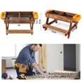 thumbnail image 4 of Comedero para gallinas CHTSJQW, mesa de picnic de madera hecha a mano, 4 of 7
