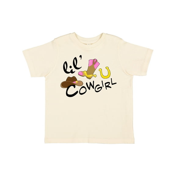 Inktastic Lil' Cowgirl Girls Toddler T-Shirt