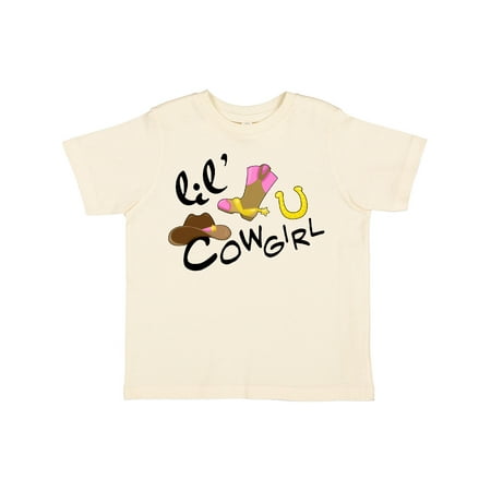 

Inktastic Lil Cowgirl Gift Toddler Toddler Girl T-Shirt