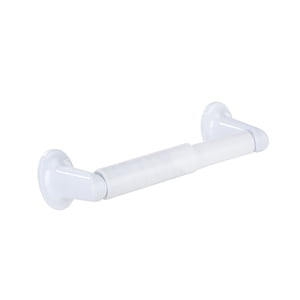 White Oval Wall Mount Toilet Paper Holder