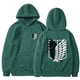 thumbnail image 3 of Sudadera con capucha de Attack On Titan para hombre, sudaderas con capucha de anime para hombre y mujer, ropa de calle, jersey con capucha Harajuku Shingeki No Kyojin, sudadera, ropa, 3 of 5