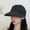 Black, variant on Black Sports Visor Women's Sun Visor Sun Hat Polyester Sports Visor Hat Visor Adjustable Cap for Women and Men One Size