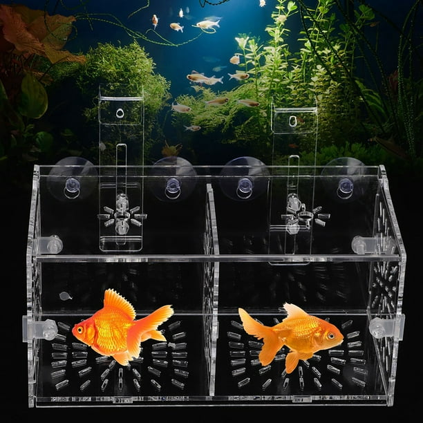 Aquarium Hatching Boxes, 3 Sizes Hanging Fish Breeding Box, For Baby Shrimp For Baby Fishes