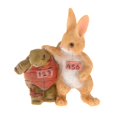 thumbnail image 1 of LOVIVER Animal Statue Decorative Miniature Figurines for Dollhouse Outdoor Terrarium Race Turtle Rabbit, 1 of 8