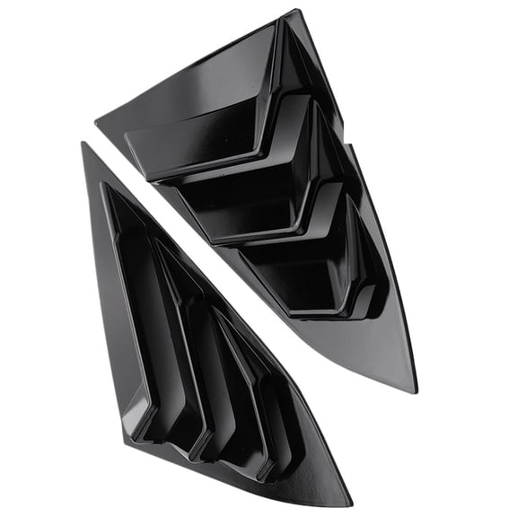 For Honda Civic 10Th Gen 2016-2021 Sedan Rear Side Window Louvers Air Vent Scoop Shades Cover Trim Blinds