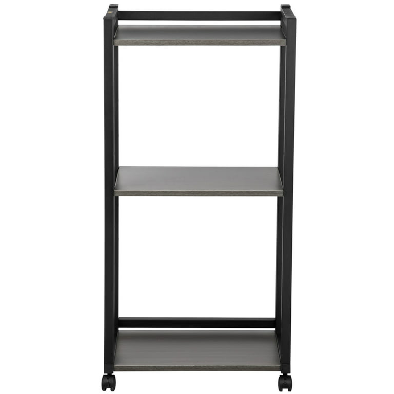 Black Mobile Art Display Stand 3-Tiered Book Shelf ,display rack for shop  price
