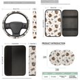thumbnail image 7 of KUIFORTI Cow Bow Car Seat Full Set Breathable 14 Pieces Front Rear Seat Covers with Seat Belt Pads Suitable for Cars, SUV and Trucks Durable Elastic Fabrics Washable Non Slip, 7 of 7