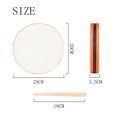 thumbnail image 2 of Shisuyan Hand Percussion Instruments Mini Drum White Wood 1 Set 7.86X7.86X1.38in, 2 of 8